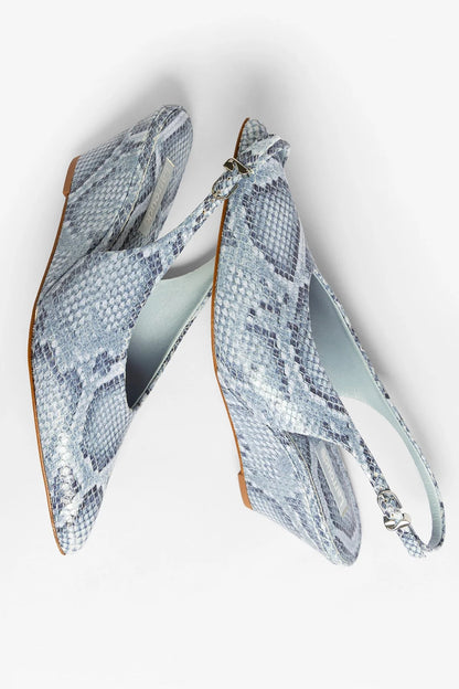 Loulou Pump Maya Python Leather - Larroude