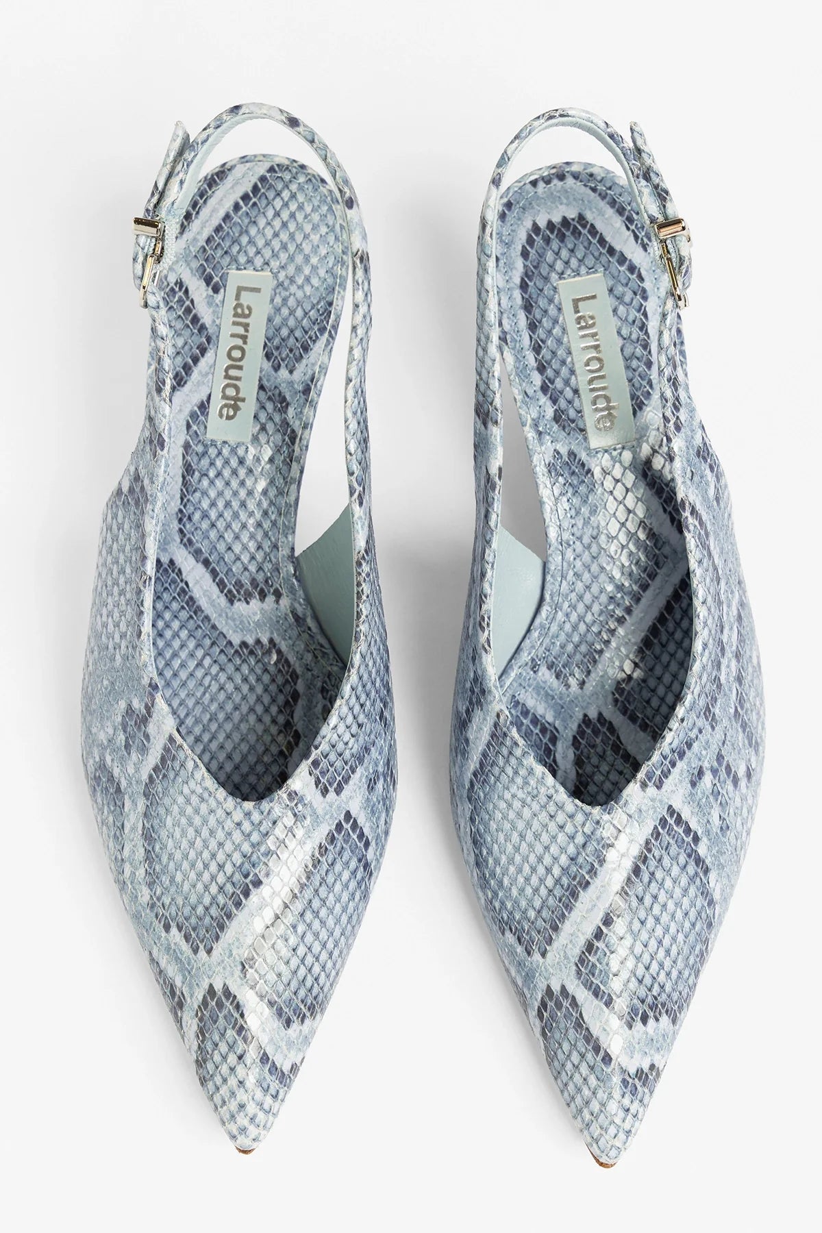 Loulou Pump Maya Python Leather - Larroude