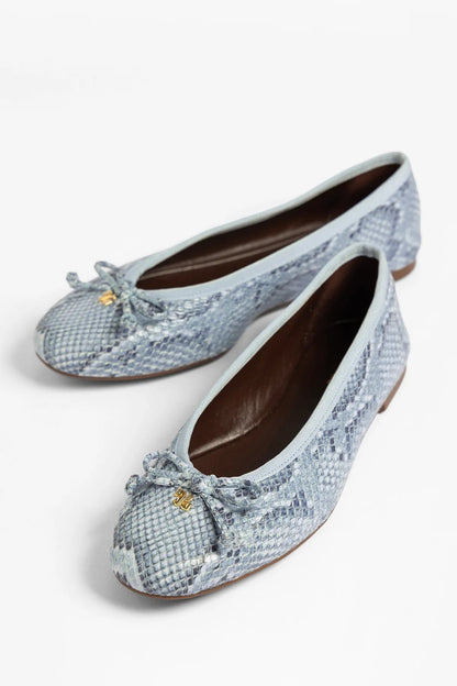 Pavlova Ballet Flat Maya Python Leather - Larroude