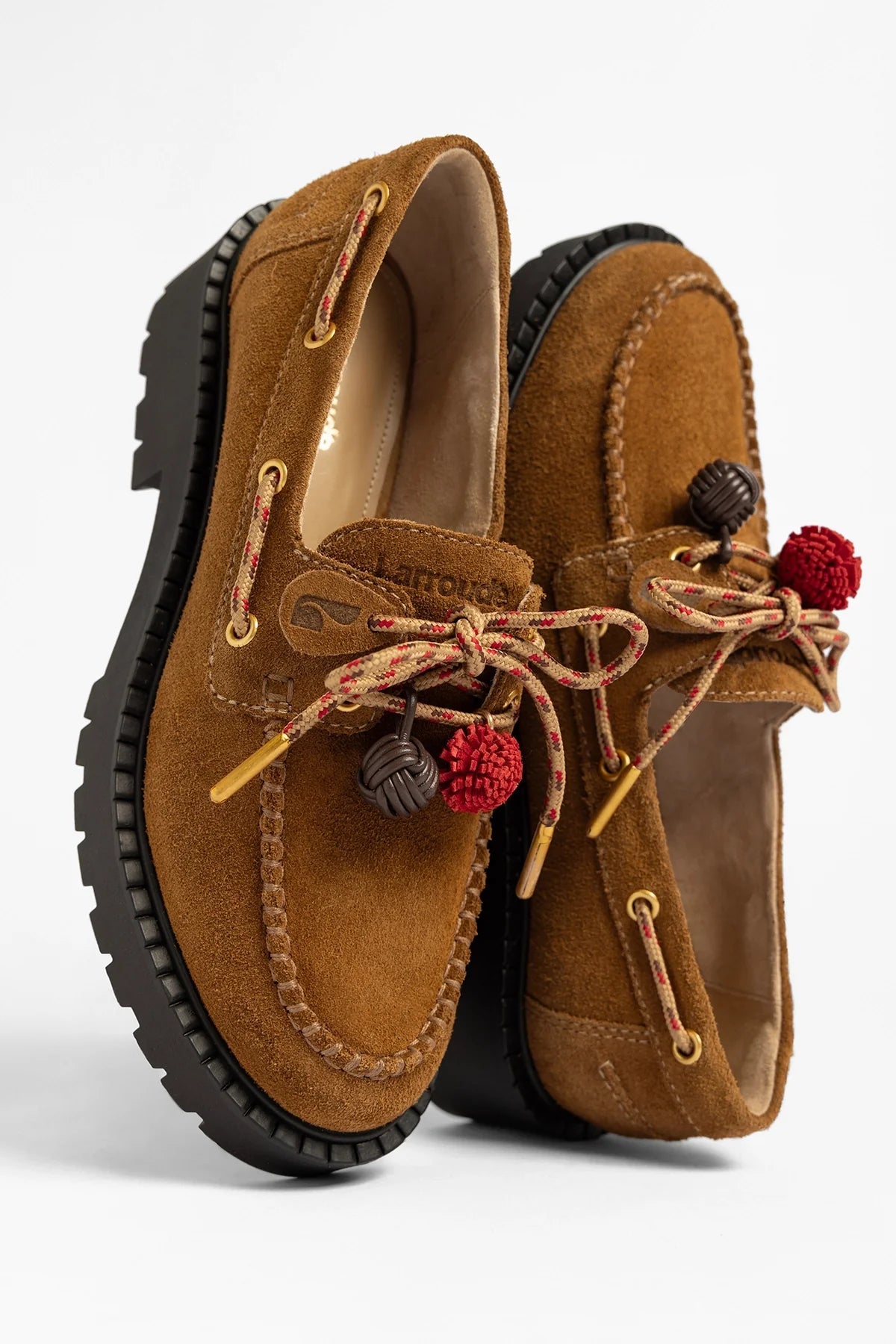 Cyprus Lugsole Loafer Russet Suede - Larroude