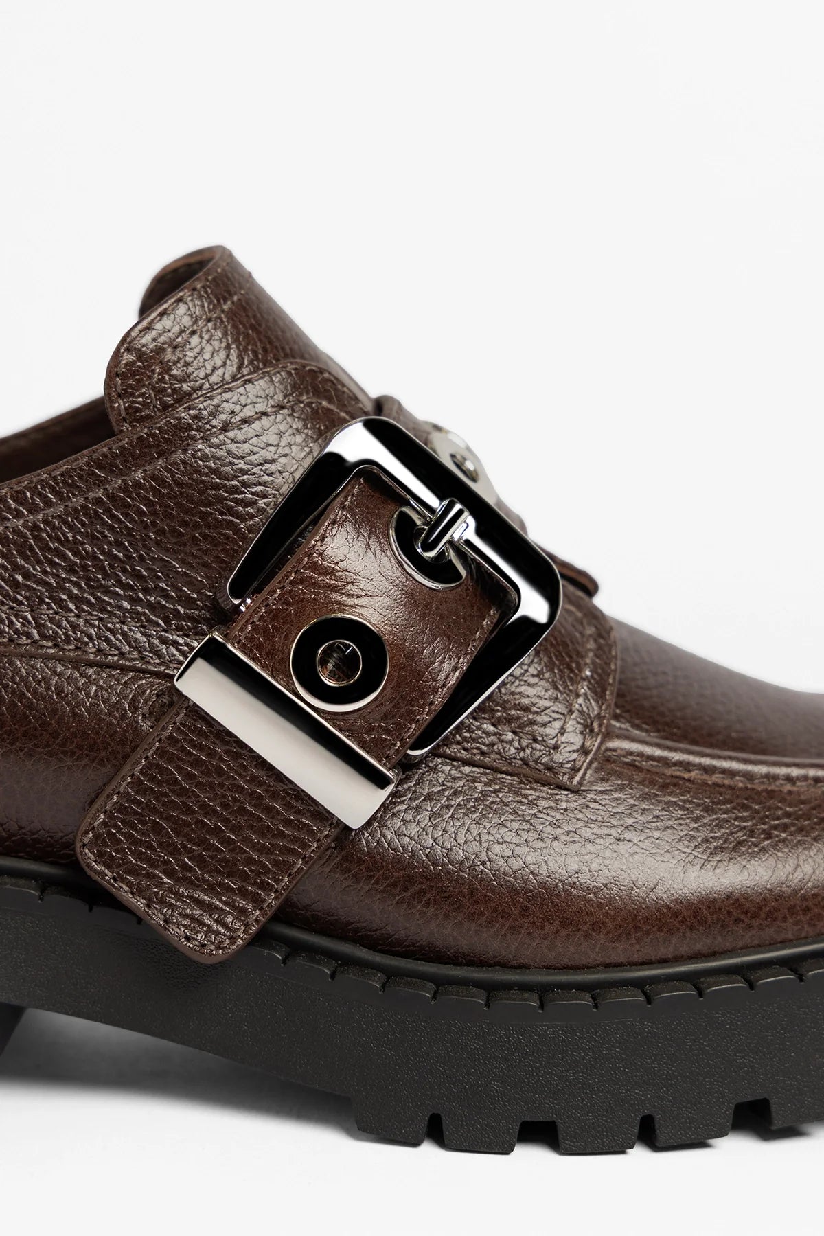 Stewart Lugsole Loafer Brown Leather - Larroude