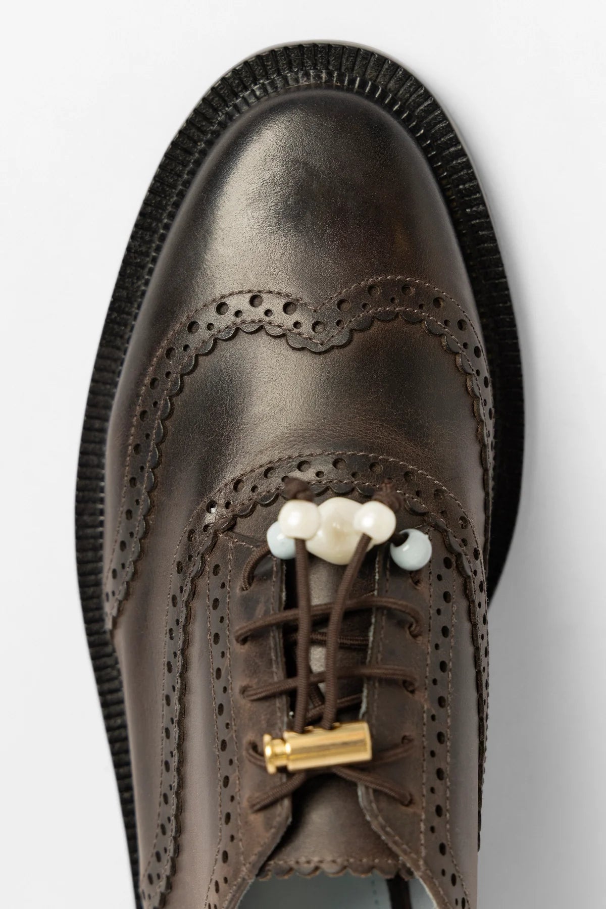 Ginny Loafer Brown Leather - Larroude