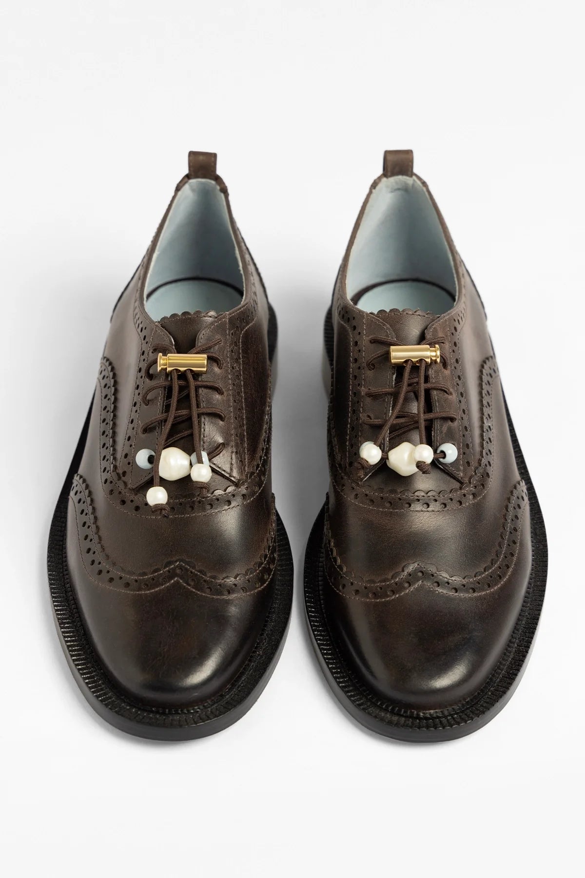 Ginny Loafer Brown Leather - Larroude
