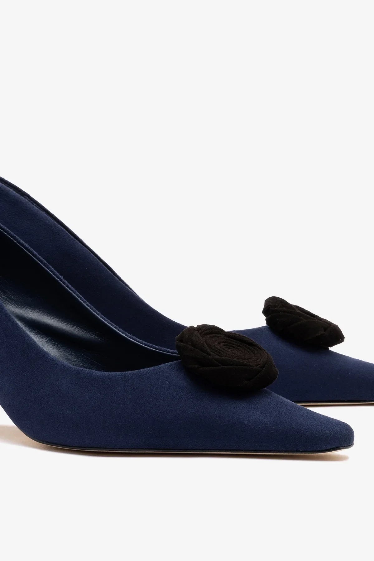 Carine Low Pump Indigo Leather - Larroude
