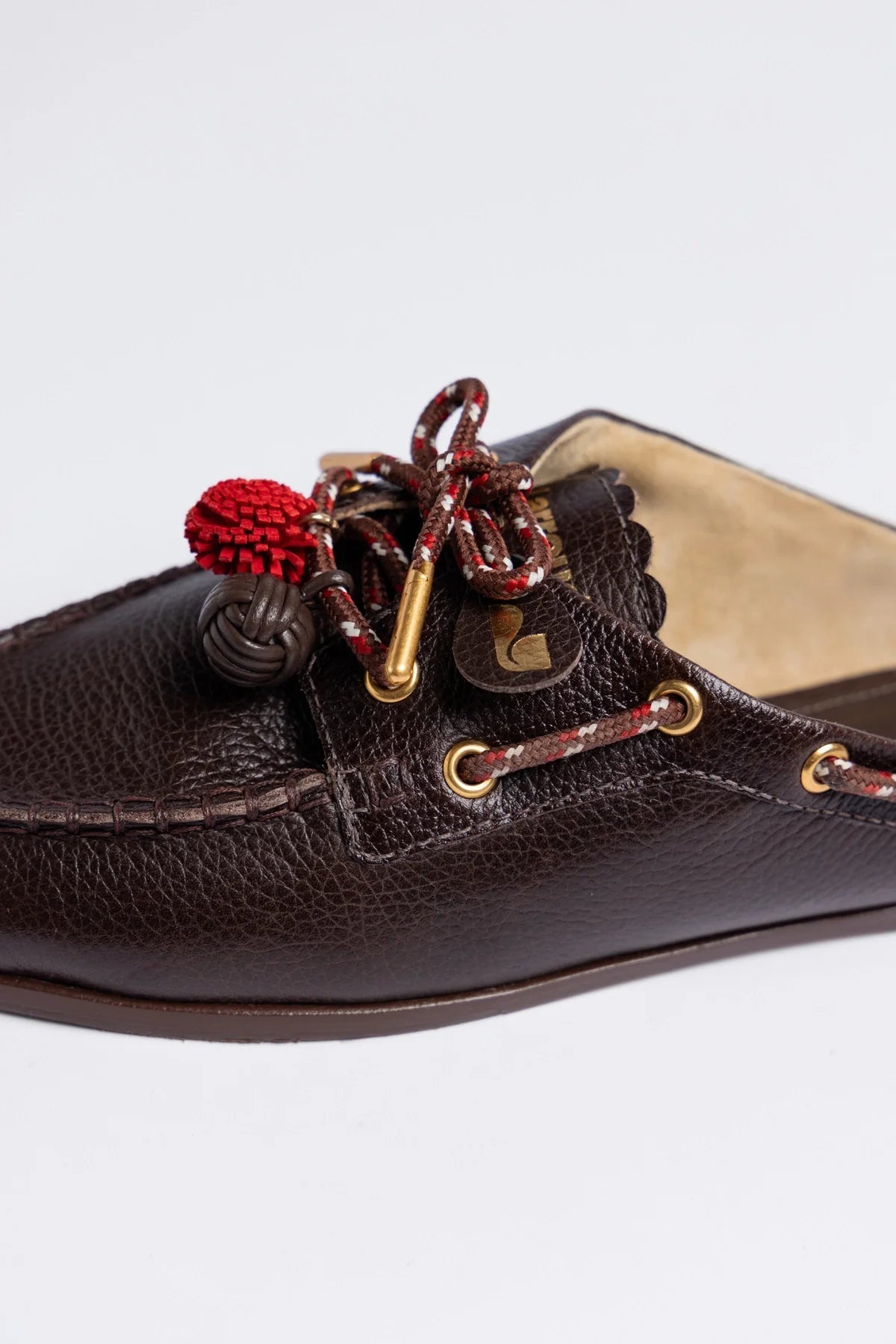 Cyprus Mule Brown Leather - Larroude