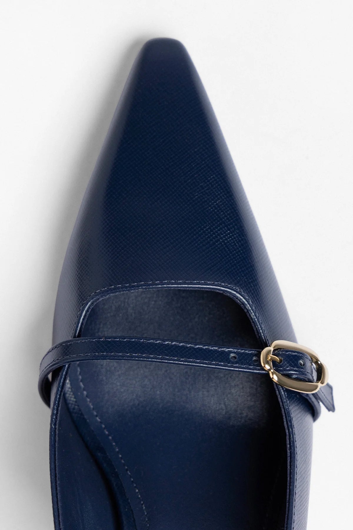 Ines Pump Indigo Leather - Larroude