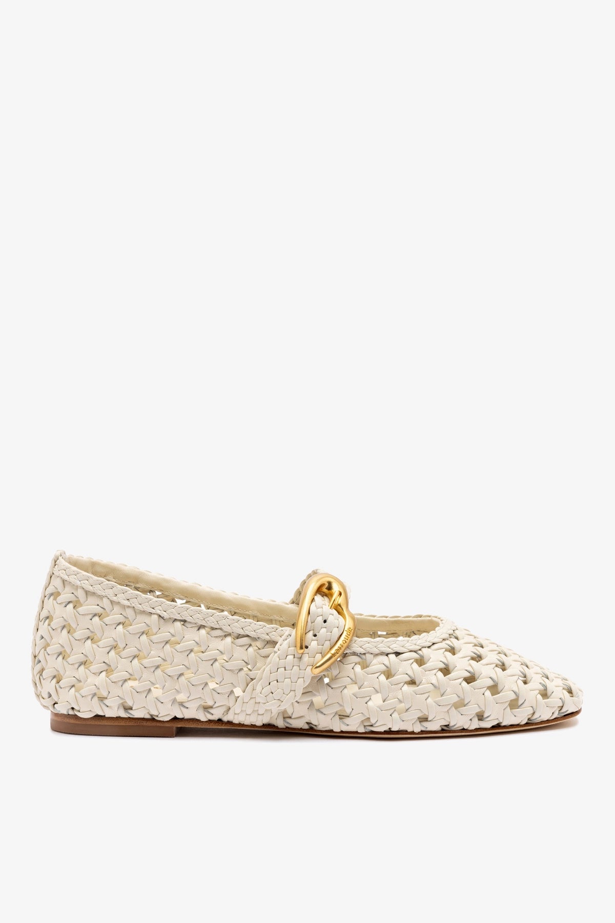 Verona New Macrame In Ivory Leather - Larroude