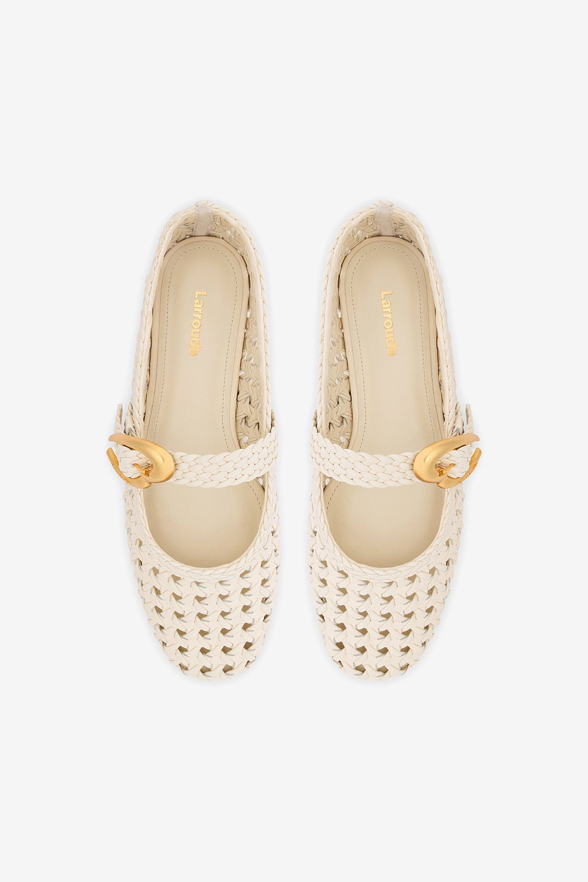 Verona New Macrame In Ivory Leather - Larroude