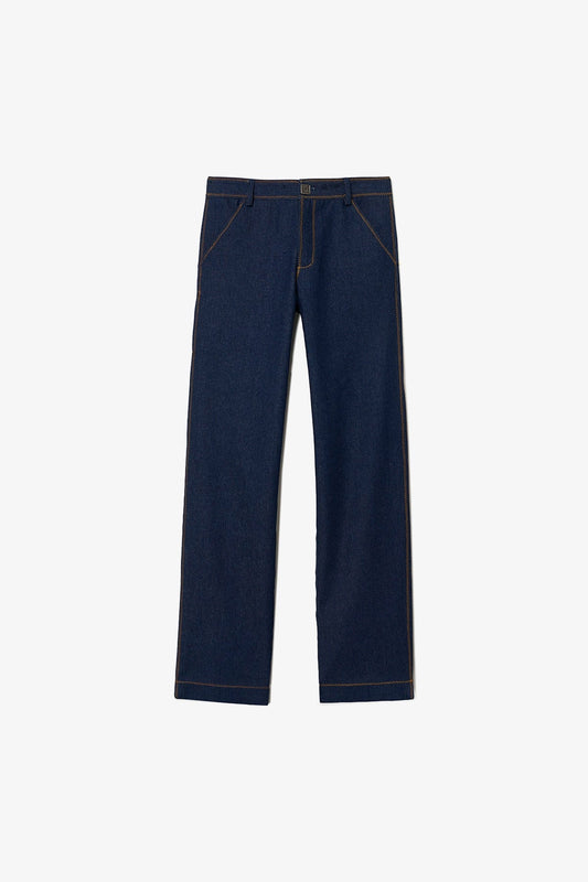 Carola Pant Blue Denim - Larroude
