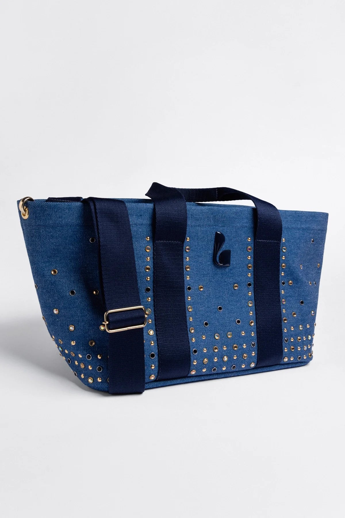 Americana Tote Bag Blue Denim - Larroude