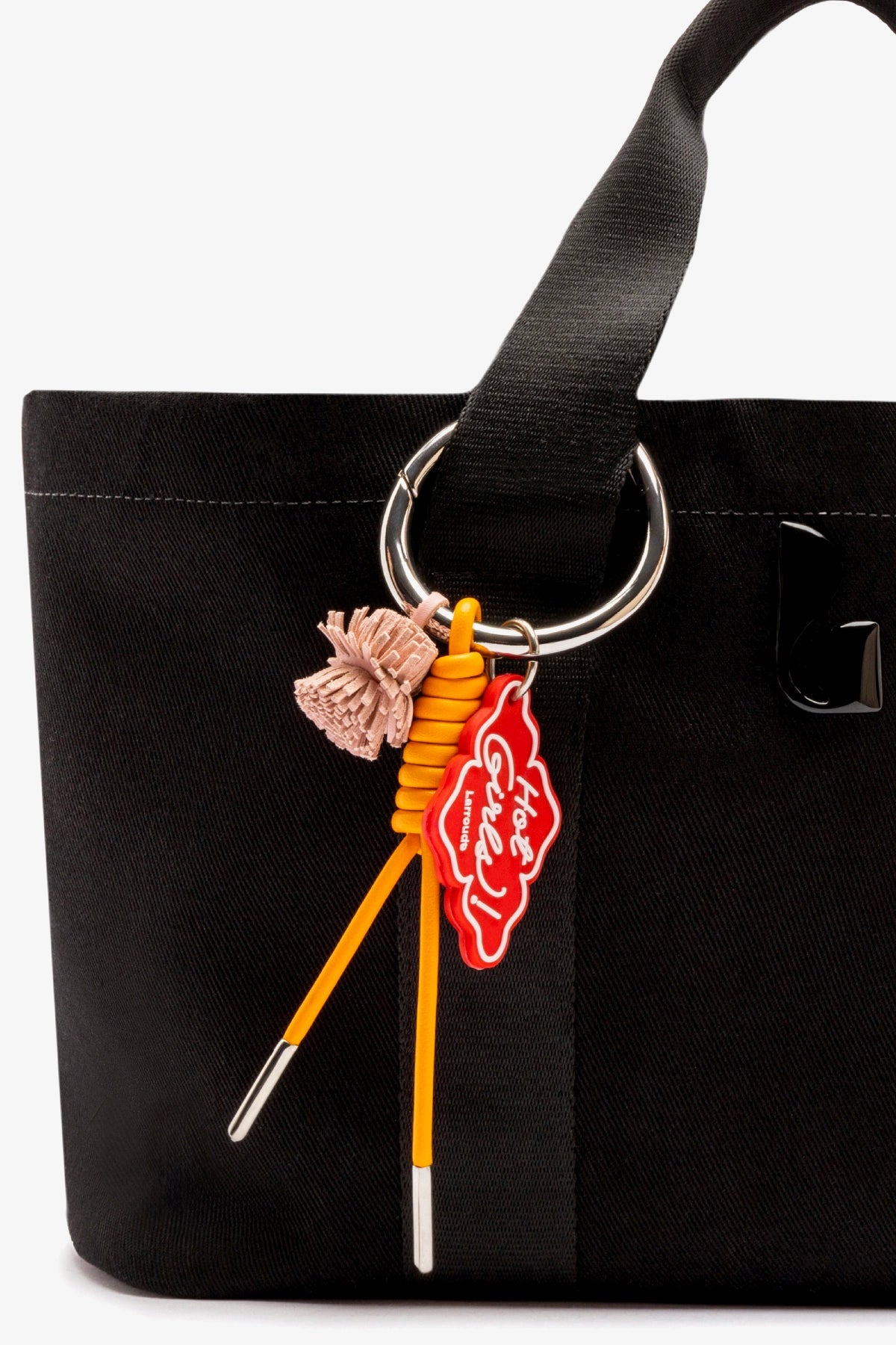 Americana Tote Bag In Black Denim - Larroude