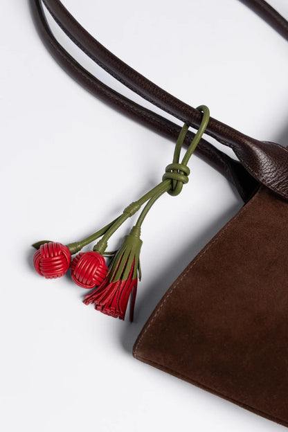 City Tote Bag Brown Suede - Larroude