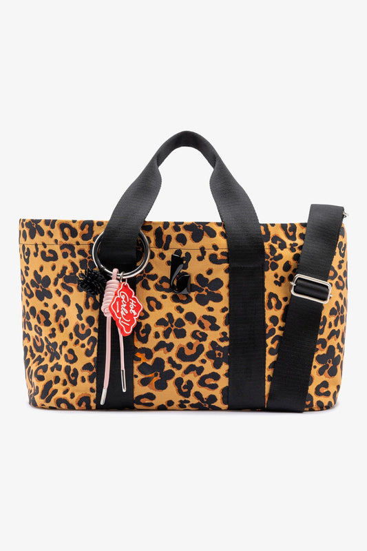 Americana Tote Bag In Leopard Jacquard - Larroude