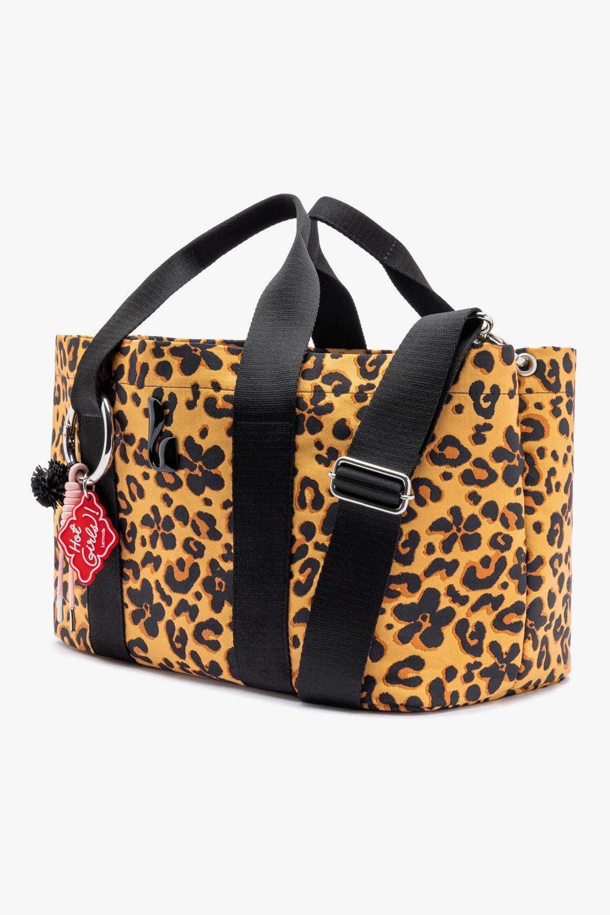 Americana Tote Bag In Leopard Jacquard - Larroude
