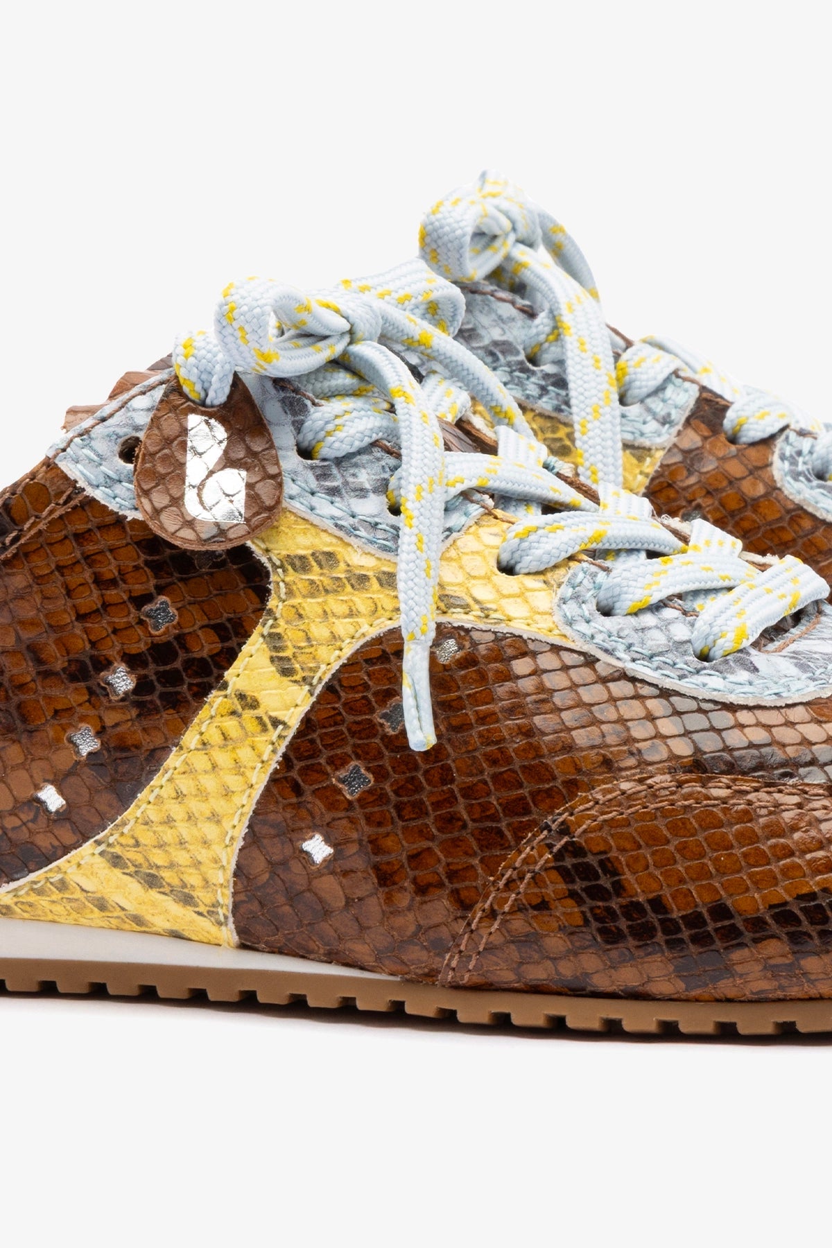 Stella Mule In Python Printed Leather - Larroude