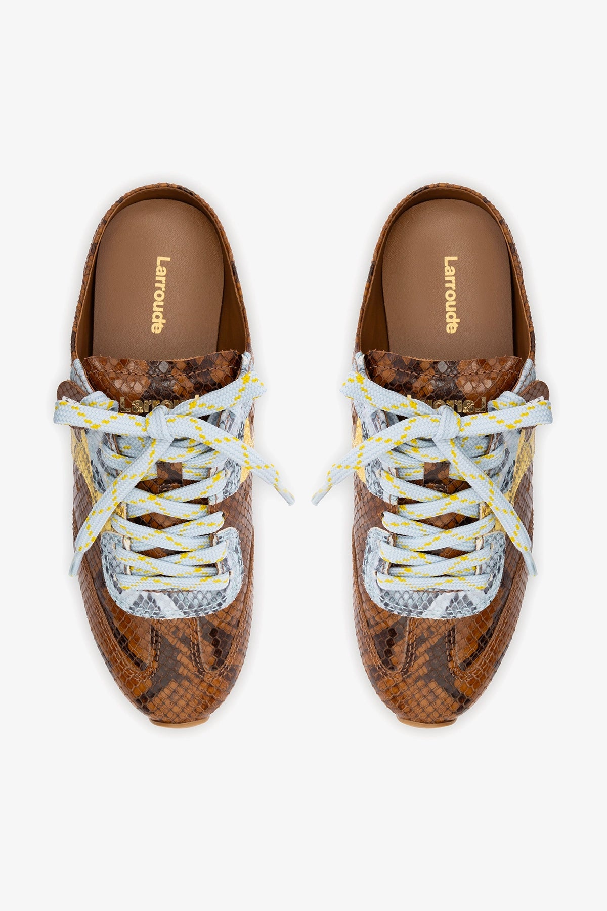 Stella Mule In Python Printed Leather - Larroude