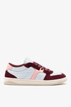 Burgundy Suede and Maya and Tulip Leather