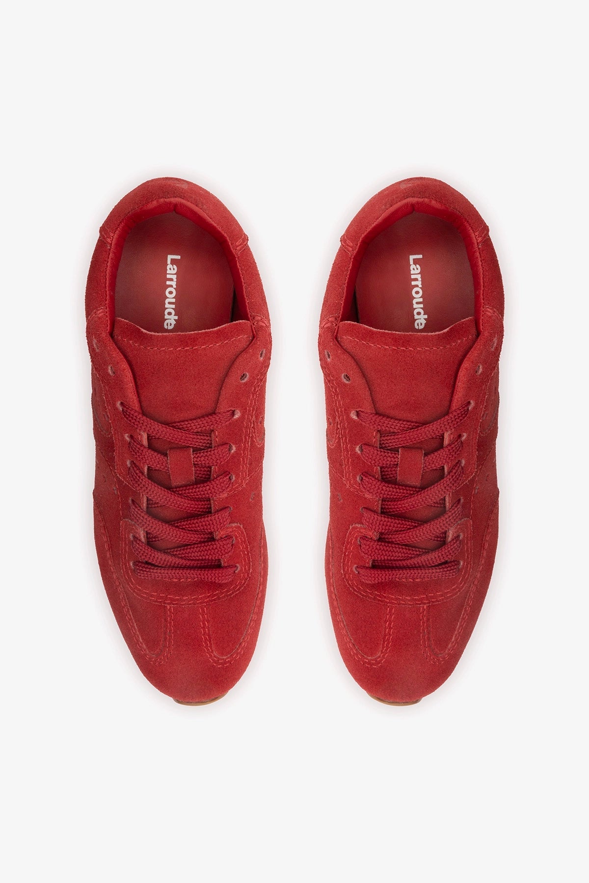 Stella Sneaker Carmine Suede - Larroude