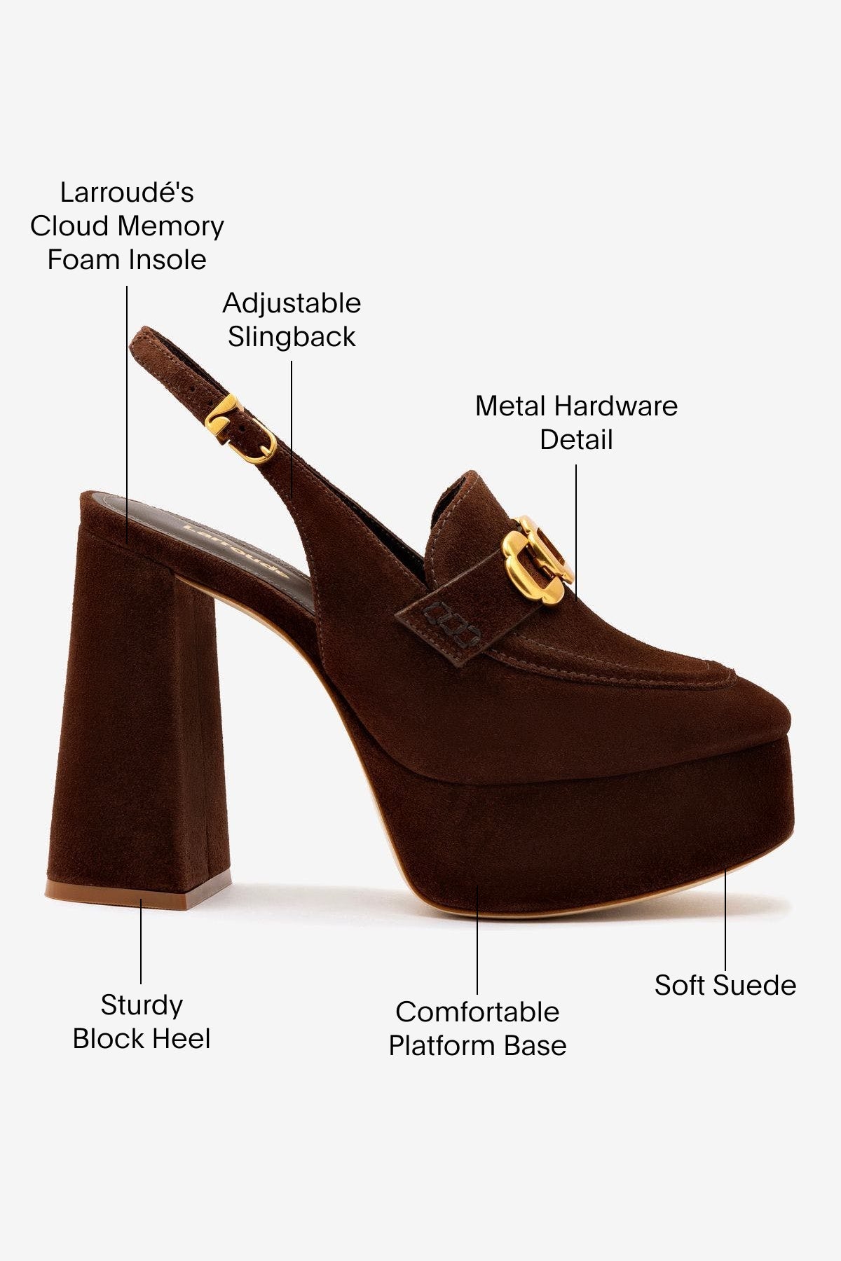 Harrington Loafer Hi In Brown Suede - Larroude