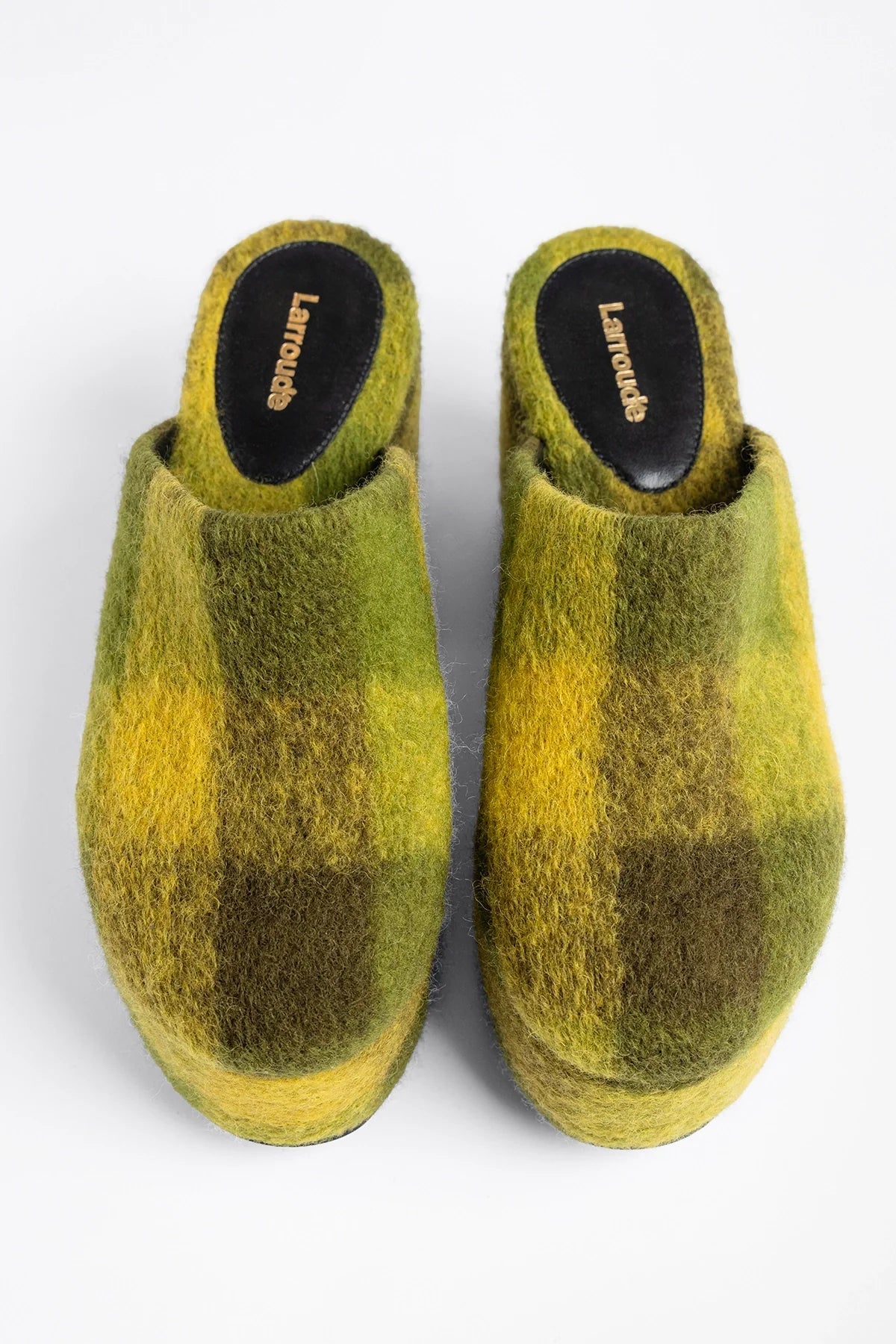 Miso Platform Clog Cactus Printed Felt - Larroude