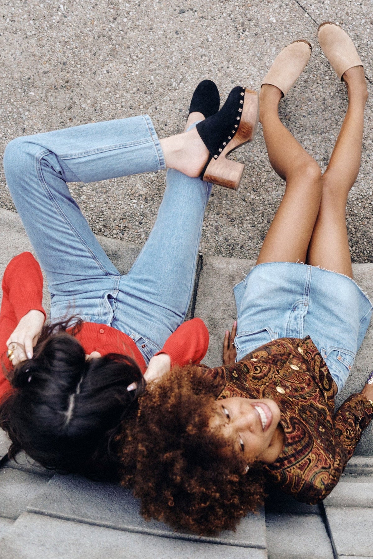 Miso Wooden Platform Clog In Black Suede - Larroude