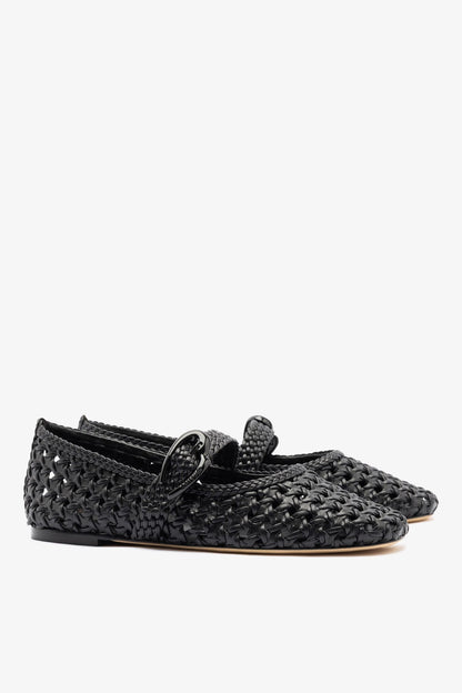 Verona New Macrame In Black Leather - Larroude