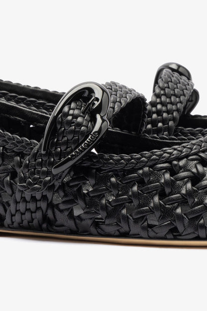 Verona New Macrame In Black Leather - Larroude