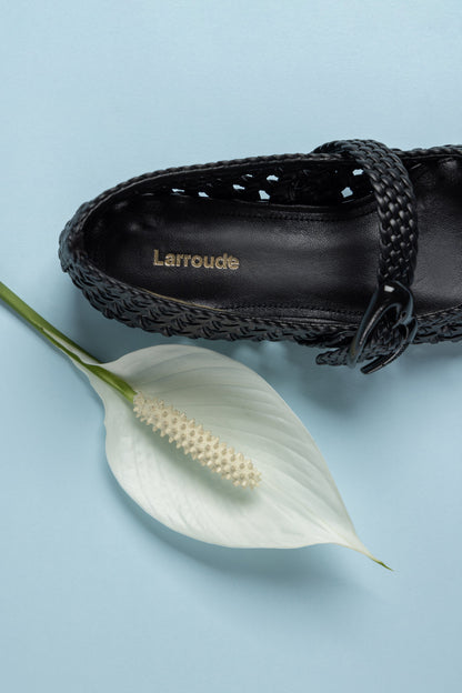 Verona New Macrame In Black Leather - Larroude