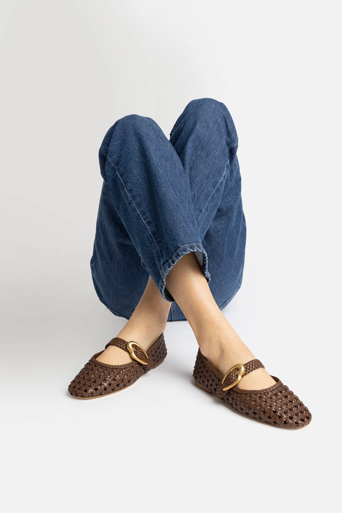 Verona New Macrame In Burnt Umber Leather - Larroude