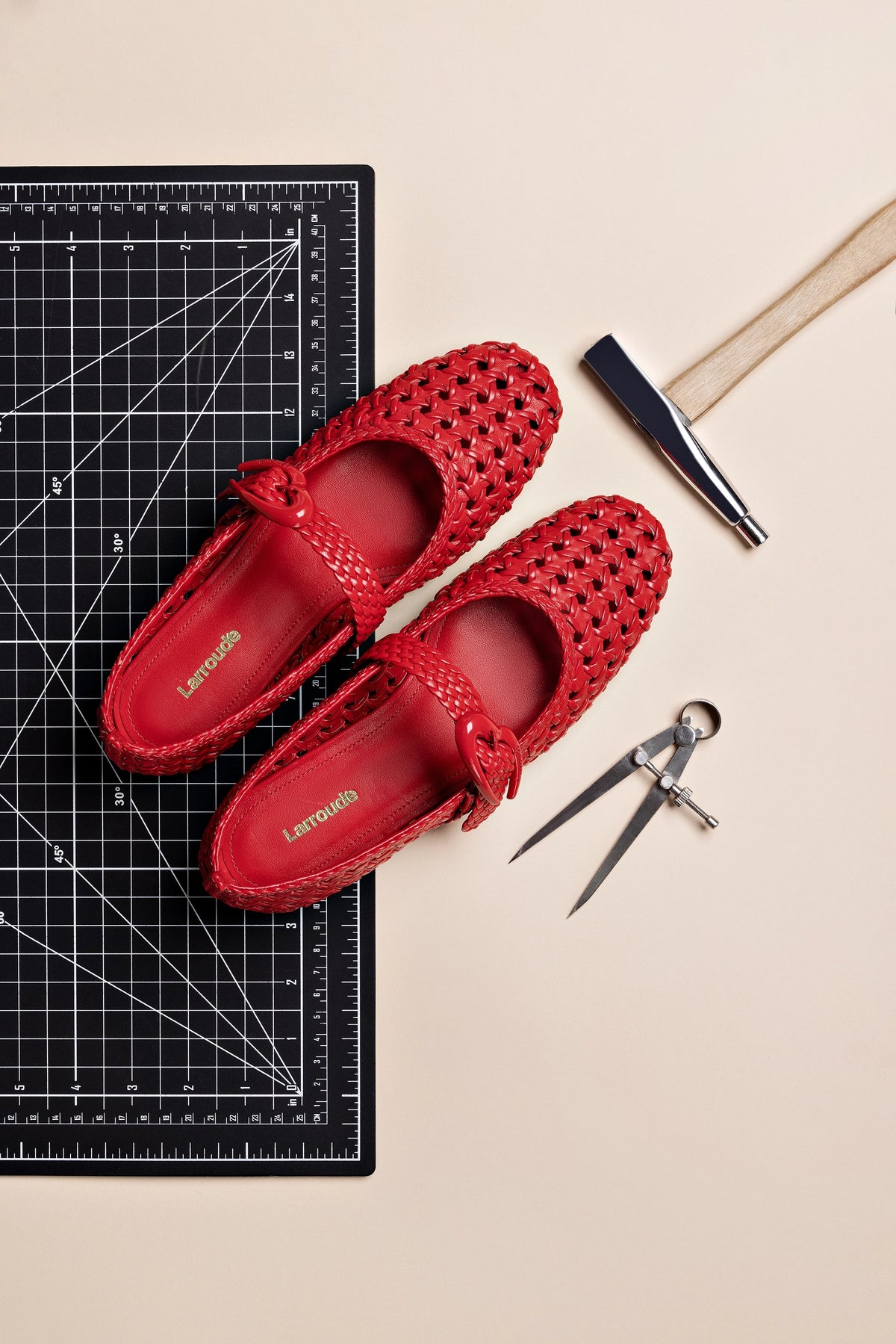 Verona New Macrame In Scarlet Leather - Larroude