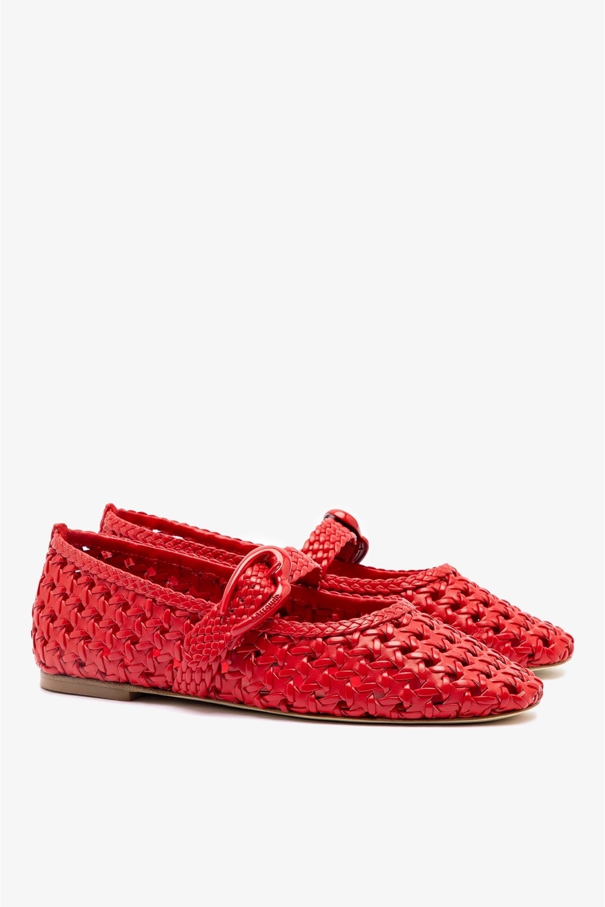 Verona New Macrame In Scarlet Leather - Larroude