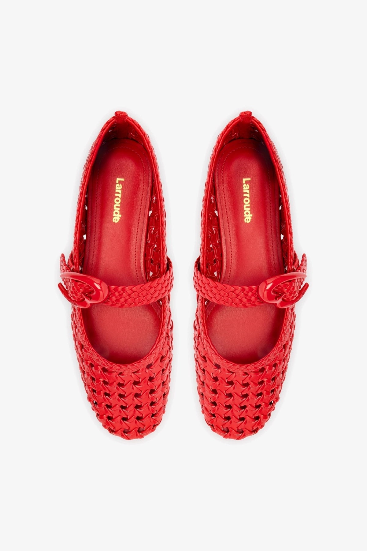 Verona New Macrame In Scarlet Leather - Larroude