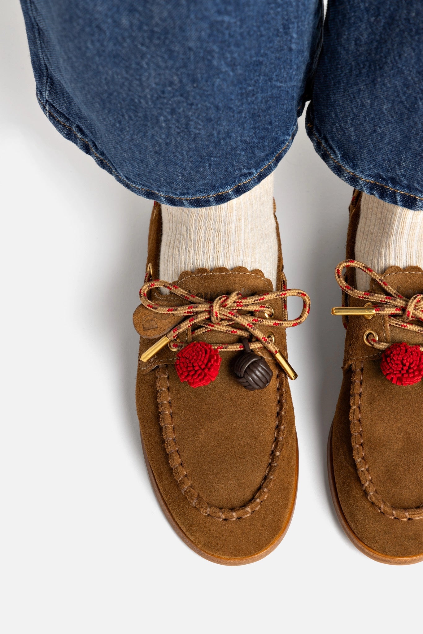 Cyprus Boat Shoe In Russet Suede - Larroude