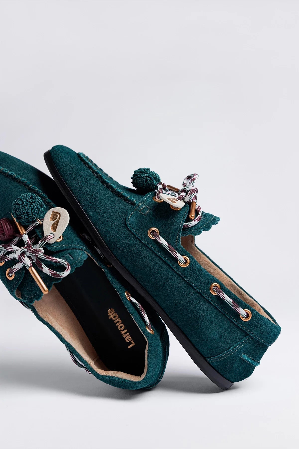 Cyprus Boat Shoe Deepsea Suede - Larroude