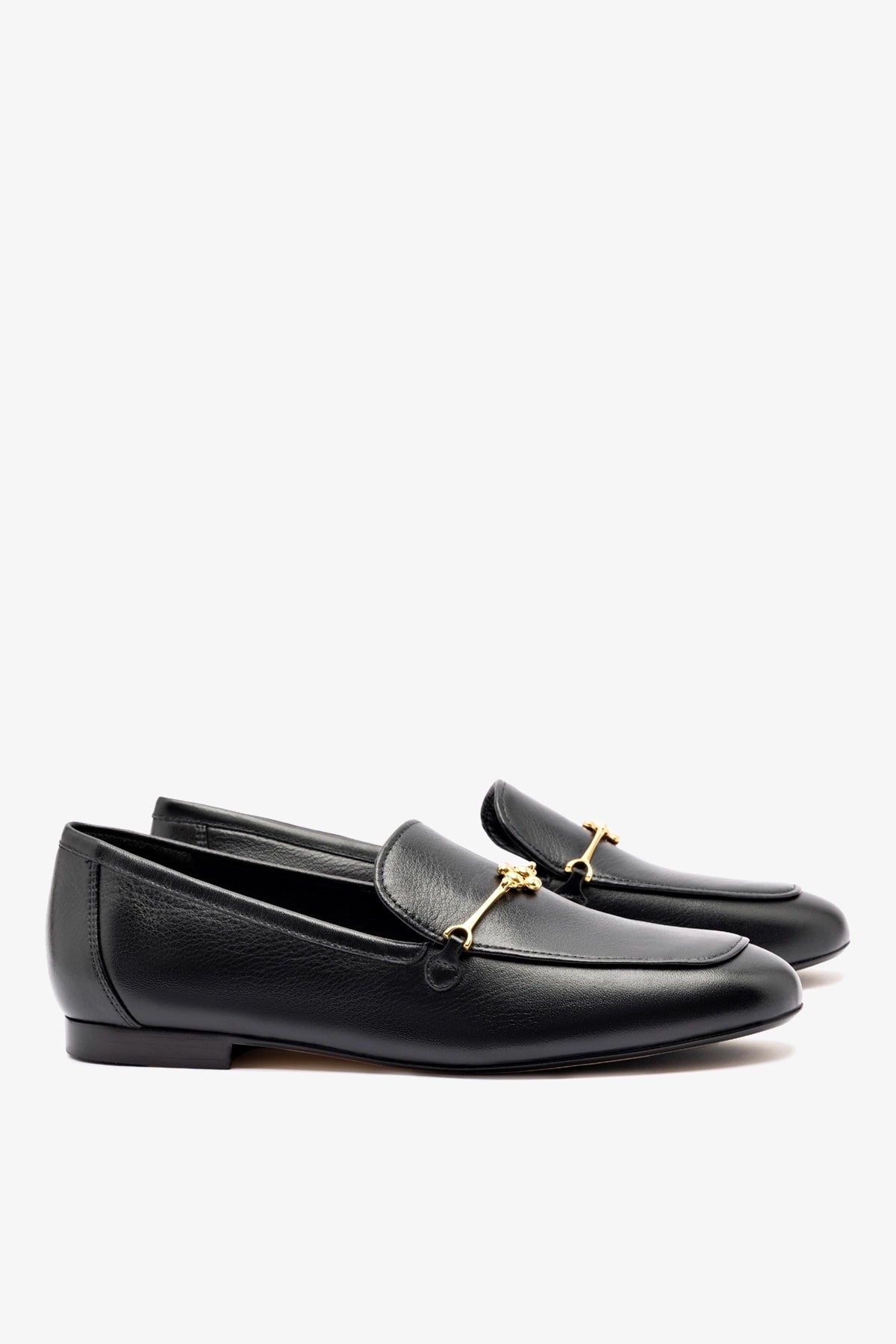 Katherine Loafer In Black Leather - Larroude