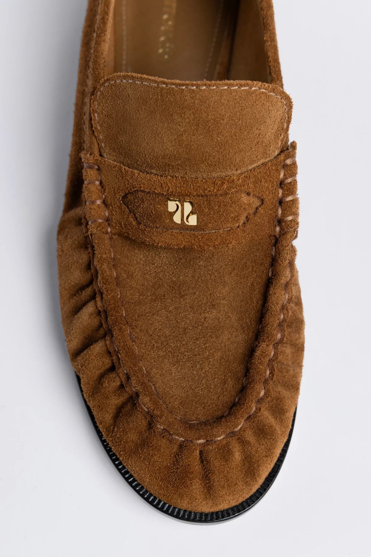 Suki Soft Loafer In Russet Suede - Larroude