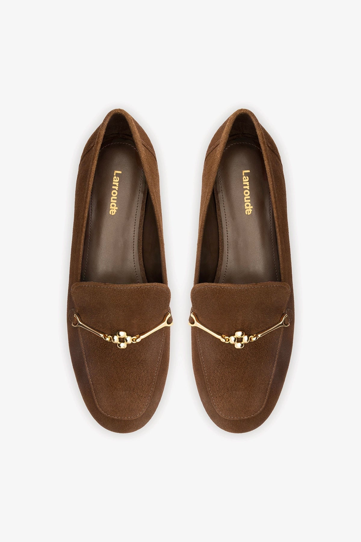 Katherine Loafer Burnt Umber Suede - Larroude
