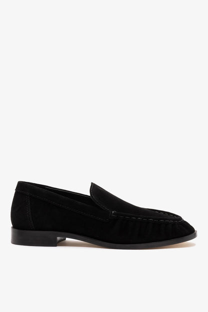 Margaux Loafer In Black Suede - Larroude