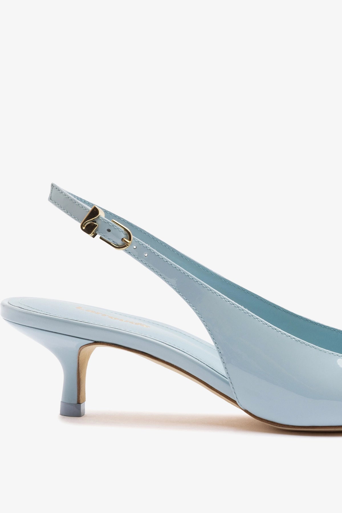 Nara Pump In Maya Patent Leather and White Leather - Larroude