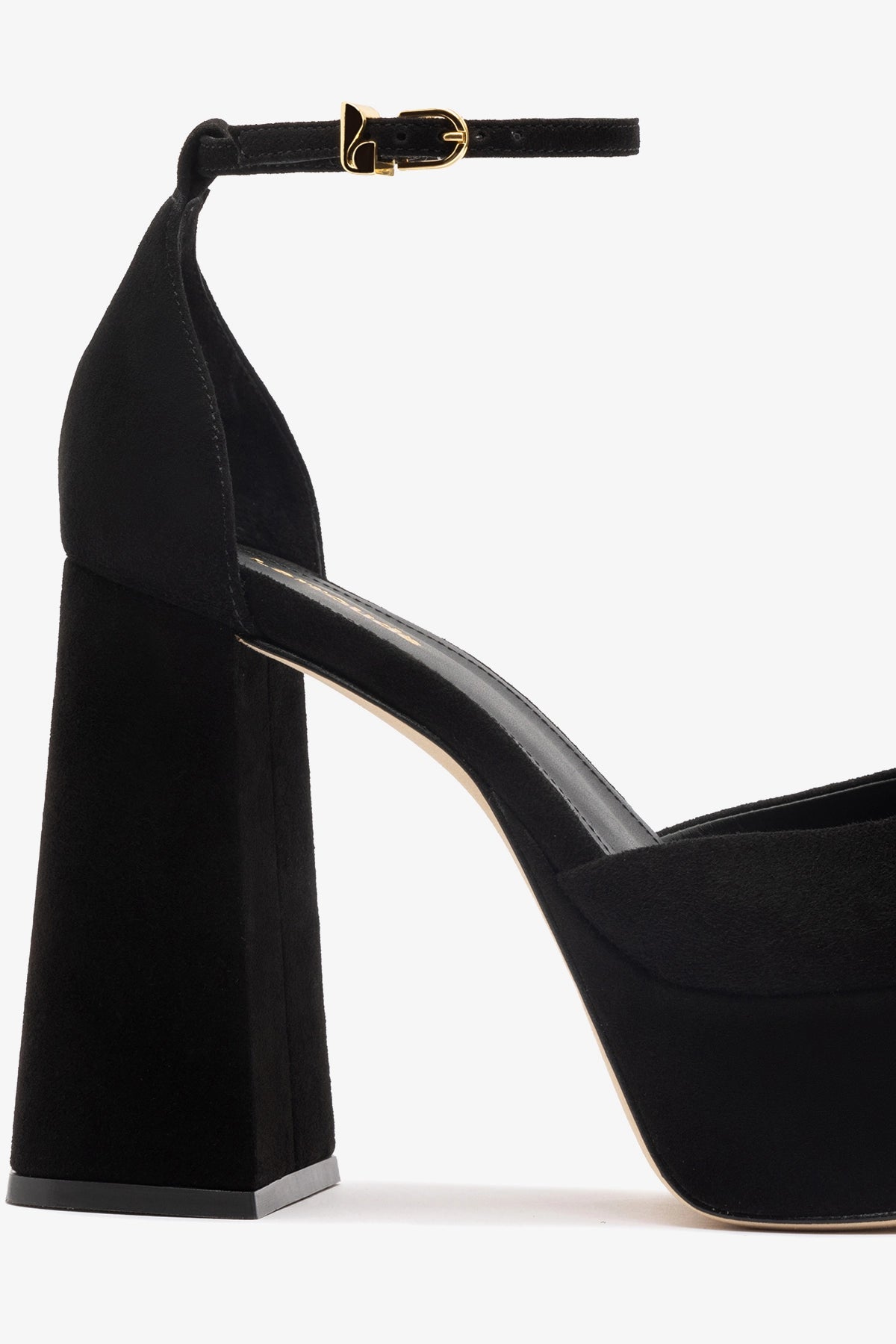 Ari Pump In Black Suede - Larroude