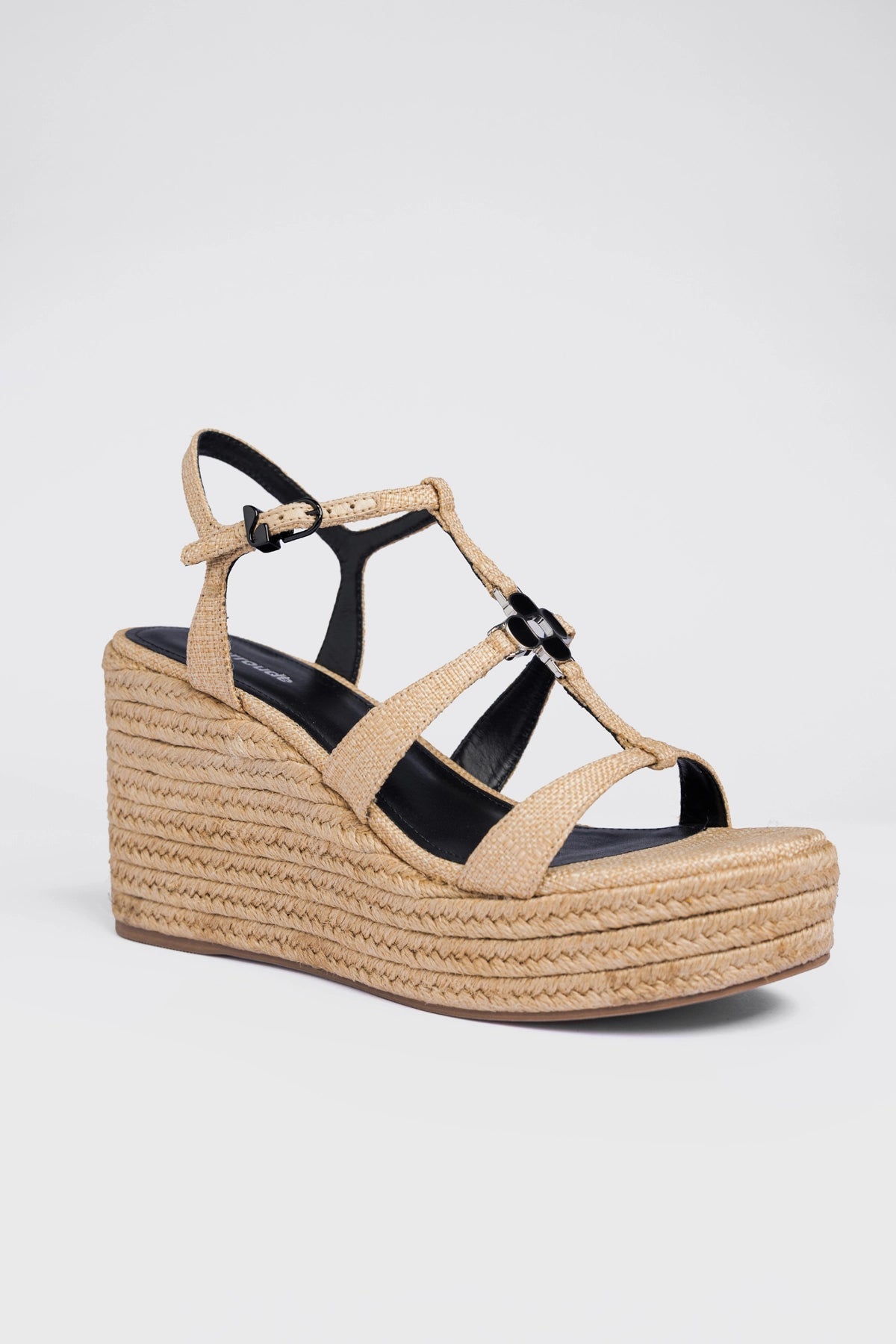 Hana Espadrille Sandal Beige Raffia - Larroude