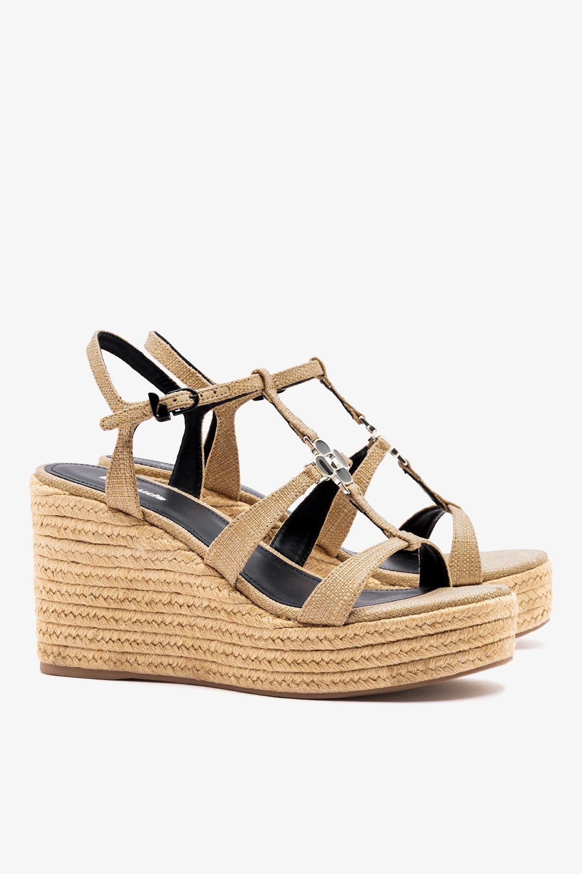 Hana Espadrille Sandal Beige Raffia - Larroude