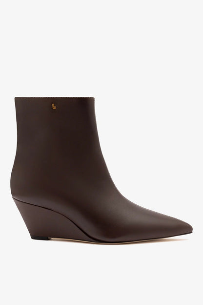 Loulou Boot Brown Leather - Larroude