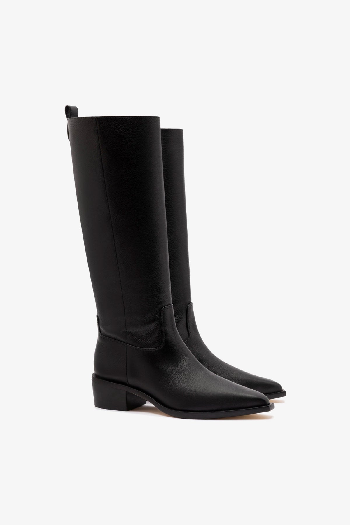 Florencia Boot In Black Leather - Larroude