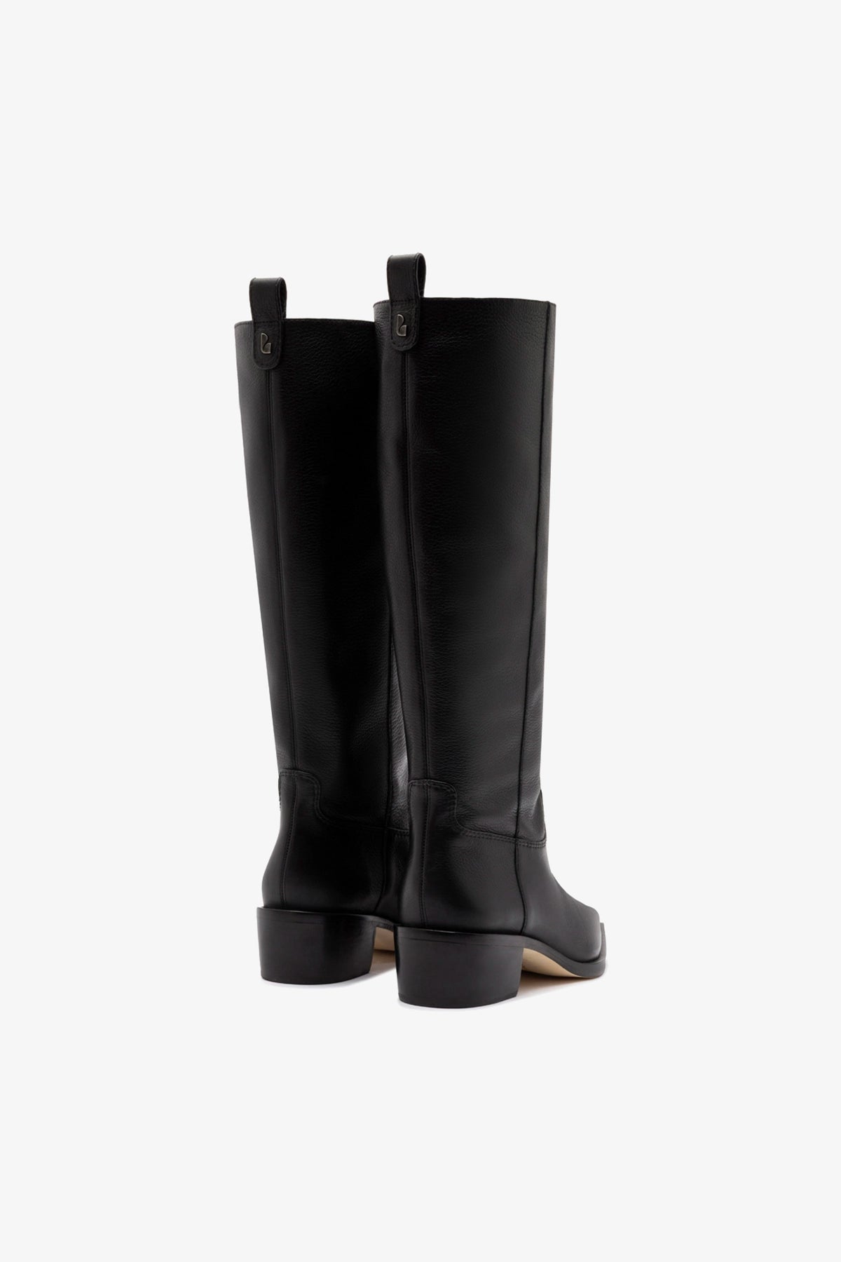 Florencia Boot In Black Leather - Larroude