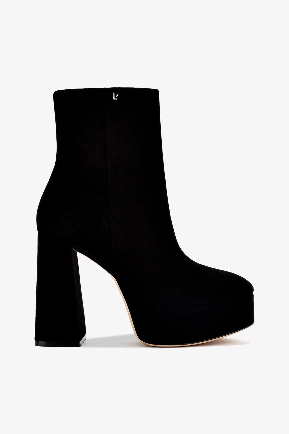 Dolly Boot In Black Suede - Larroude