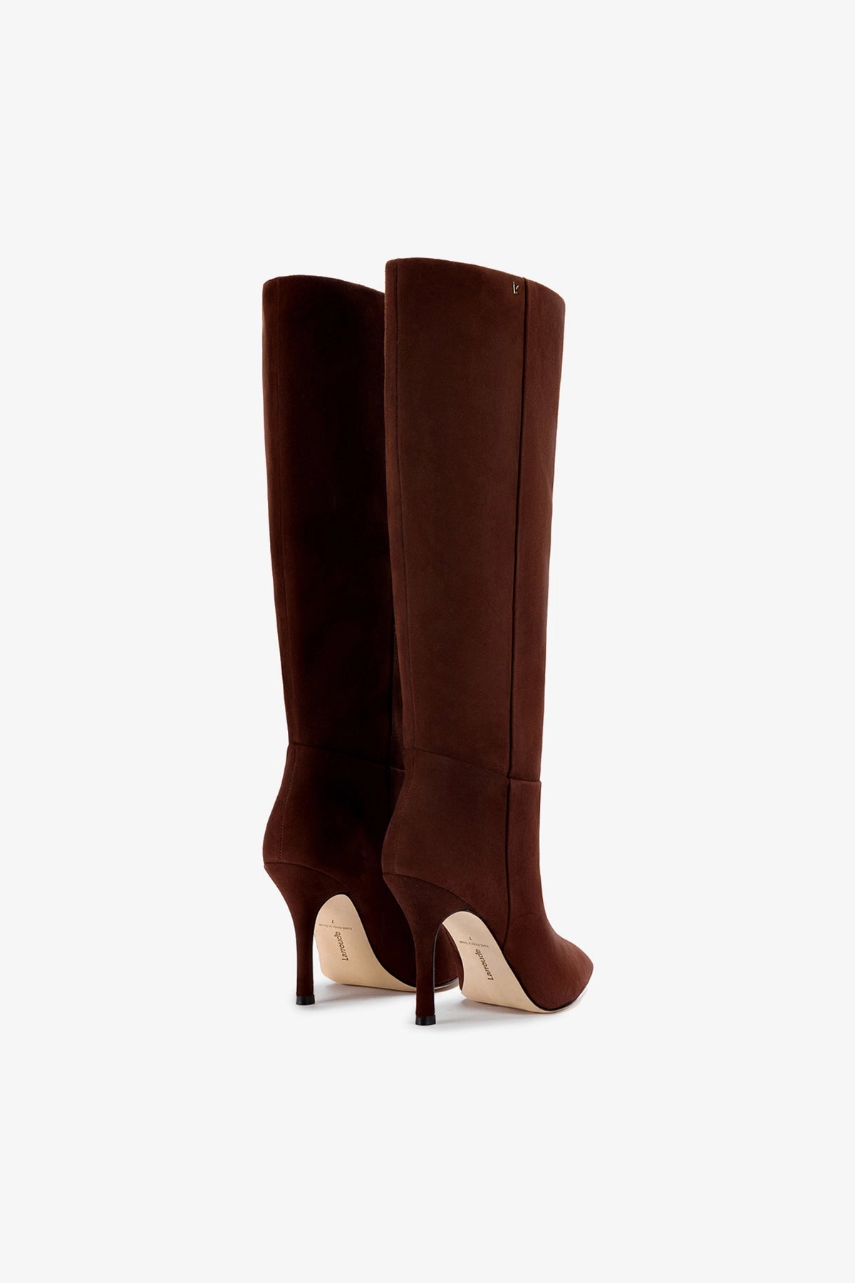 Kate Boot In Brown Suede - Larroude