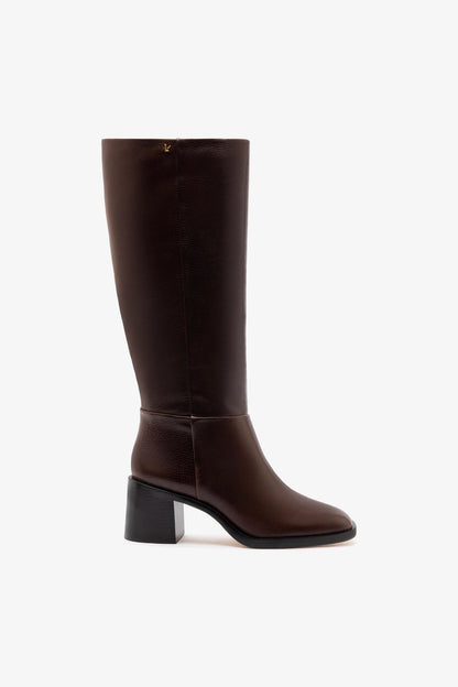 Ricky Boot In Brown Leather - Larroude
