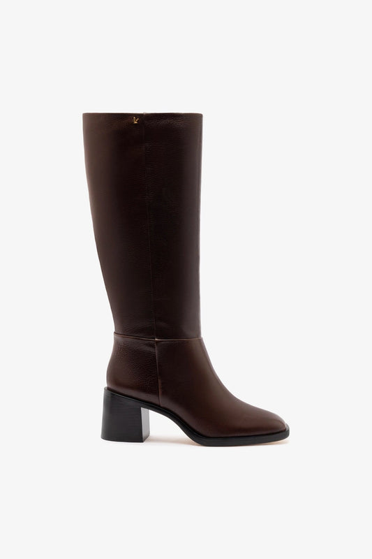 Ricky Boot In Brown Leather - Larroude