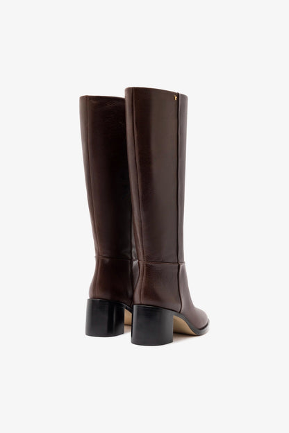 Ricky Boot In Brown Leather - Larroude